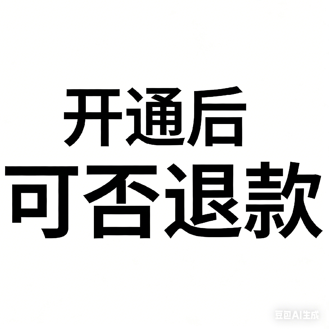 商户开通后，不想用，可否退款？
