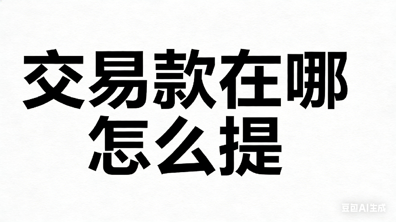 交易款去了哪里？如何提现到银行卡？